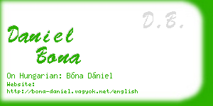 daniel bona business card